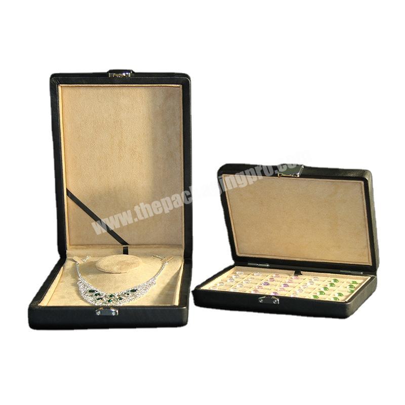 Wholesale Custom Logo Organizer Travel Luxury Necklace Pendant Gift Packaging Flannel Jewelry Box