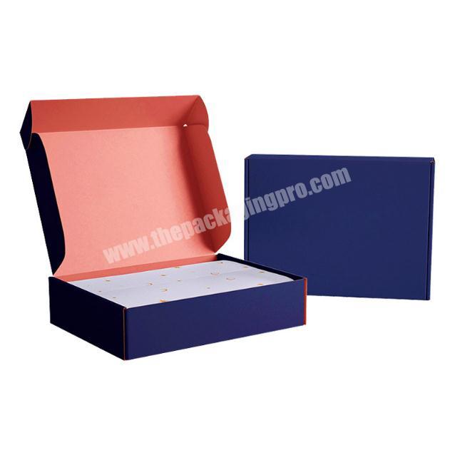 Wholesale Custom Logo Printed Mailer Box, Durable Clothing  Gift  Shoes Paper Packaging Corrugated Shipping Boxes