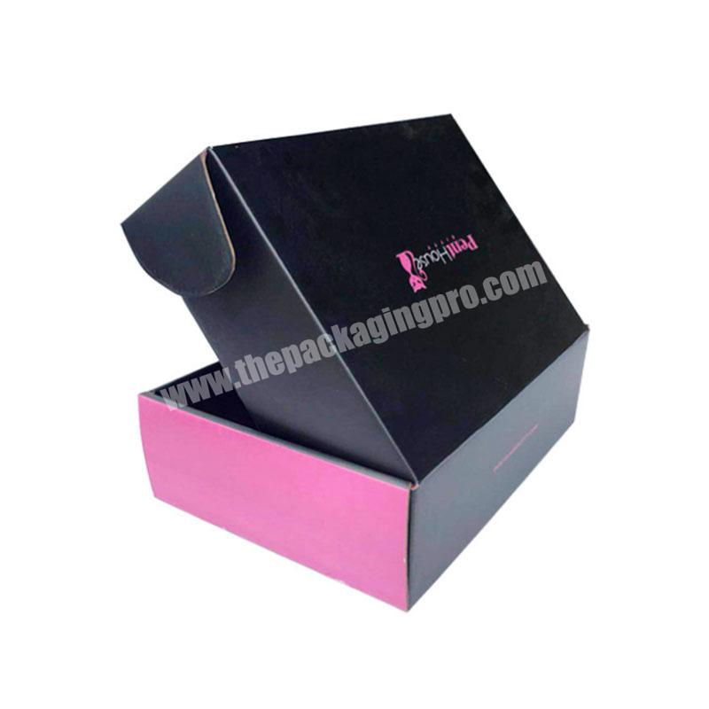 Wholesale Custom Packaging for Dress Cloth T-shirt Suit Shipping Box Corrugated Carton Box Mailer  Apparel  Mailer Gift Box