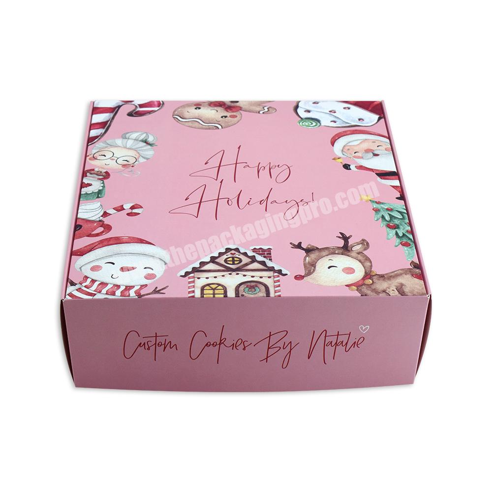 Wholesale Custom Pastry Box Cookie Box With Logo Packaging Drawer Gift Box For Cookiemacaroonsweet Bakery Packaging