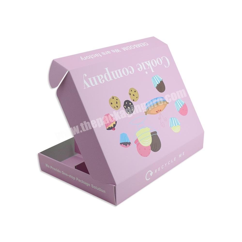 Wholesale Custom Pastry Box Cookie Box With Logo Packaging For Cookiemacaroonsweet Bakery Packaging