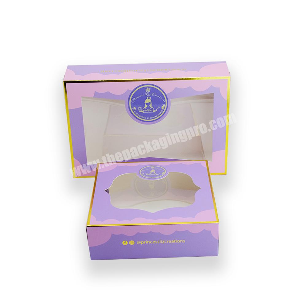 Wholesale Custom Pink Bakery Cake Donuts And Cookie Doughnut Box With Insert