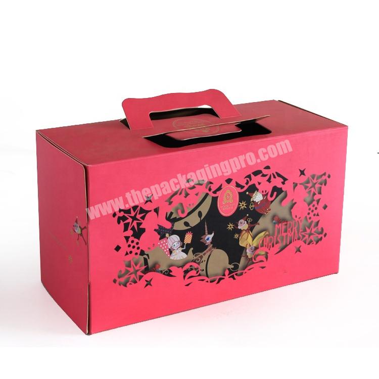Wholesale Custom Portable Cheese Cake Packing Paper Boxes