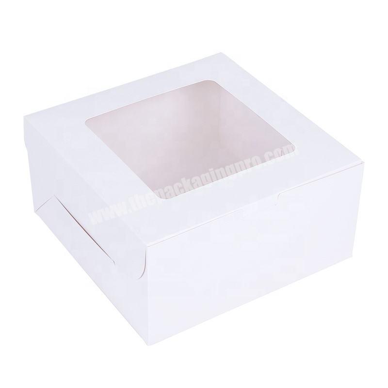 Wholesale Custom Your Own Logo Cookie Boxes Packaging Food Paper Packaging Box with Clear Window