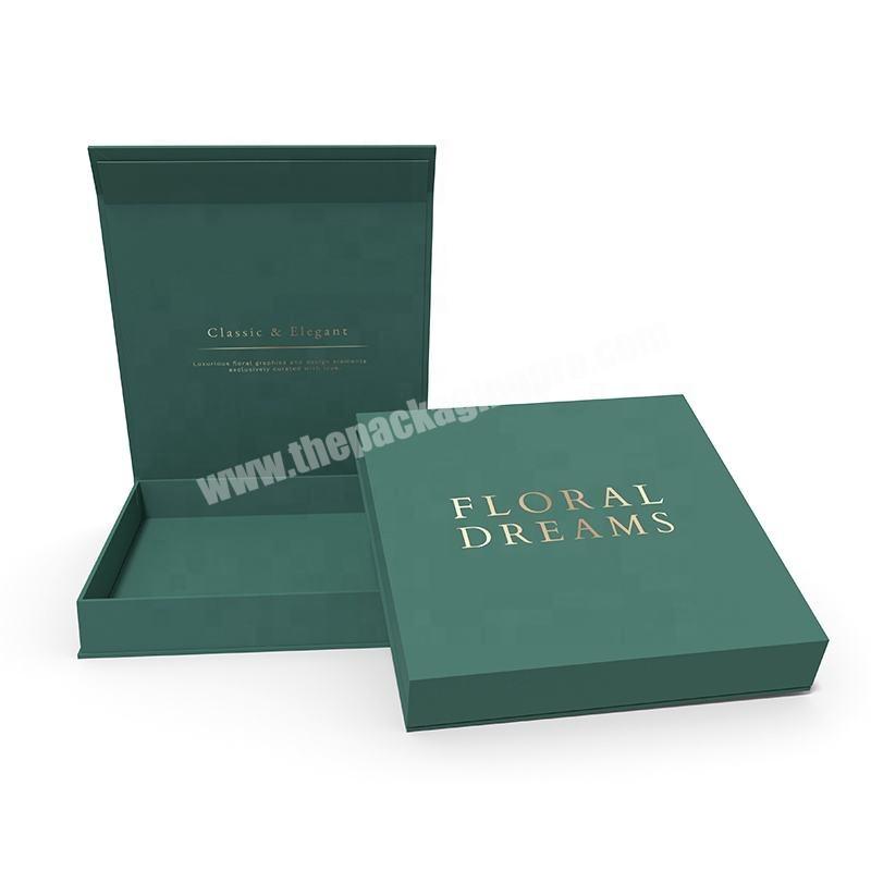Wholesale Custom Your Own Logo Luxury Green Closures Gift Jewelry Wedding Packaging Boxes