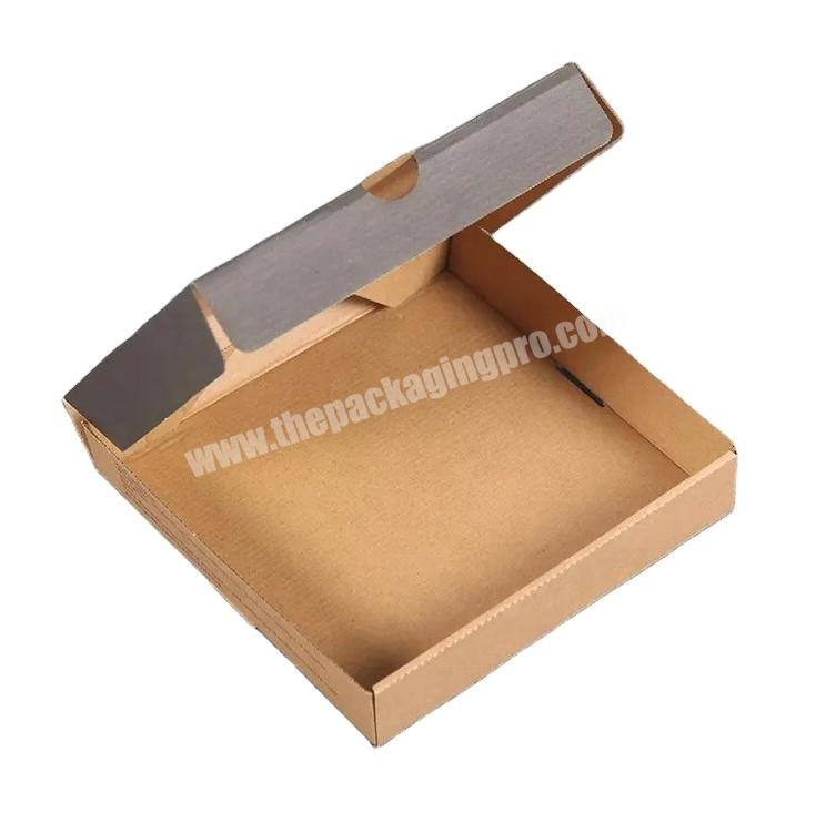 Wholesale Custom logo Cheap Corrugated Board Pizza Box Eco Friendly Box Package Food Grade