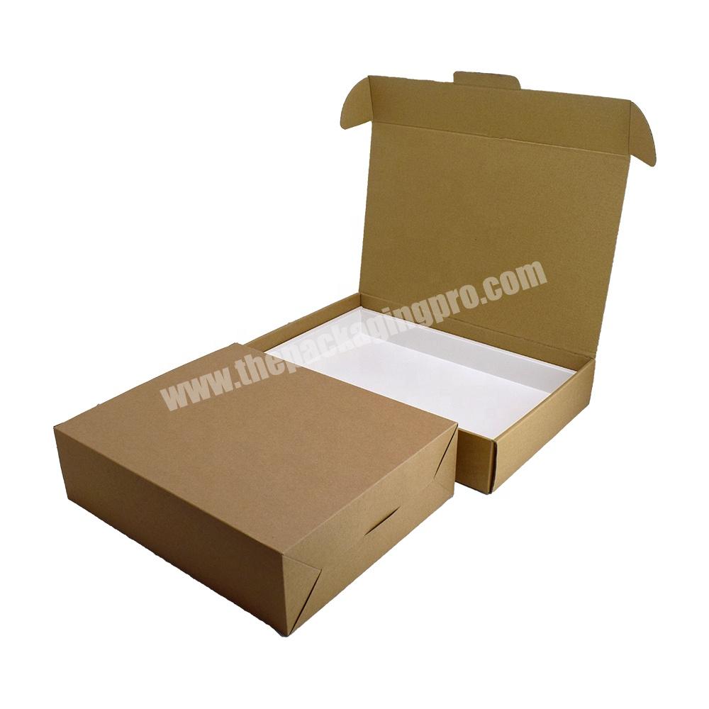 Wholesale Custom logo small white black pink kraft corrugated cardboard gift package jewelry packaging paper shipping box
