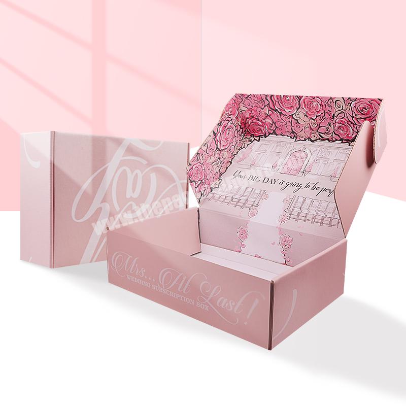 Wholesale Customized Wedding Gift Packaging Corrugated Paper Boxes