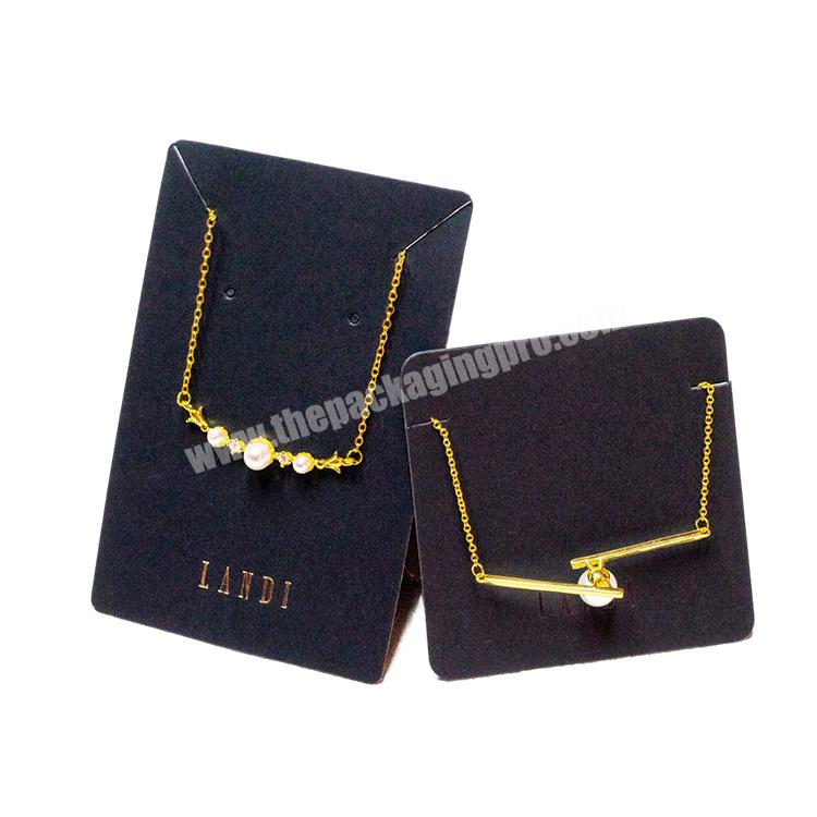 Wholesale DIY Design Ring Card Earring Hanging Necklace Label Packaging Printed Paper LOGO Custom