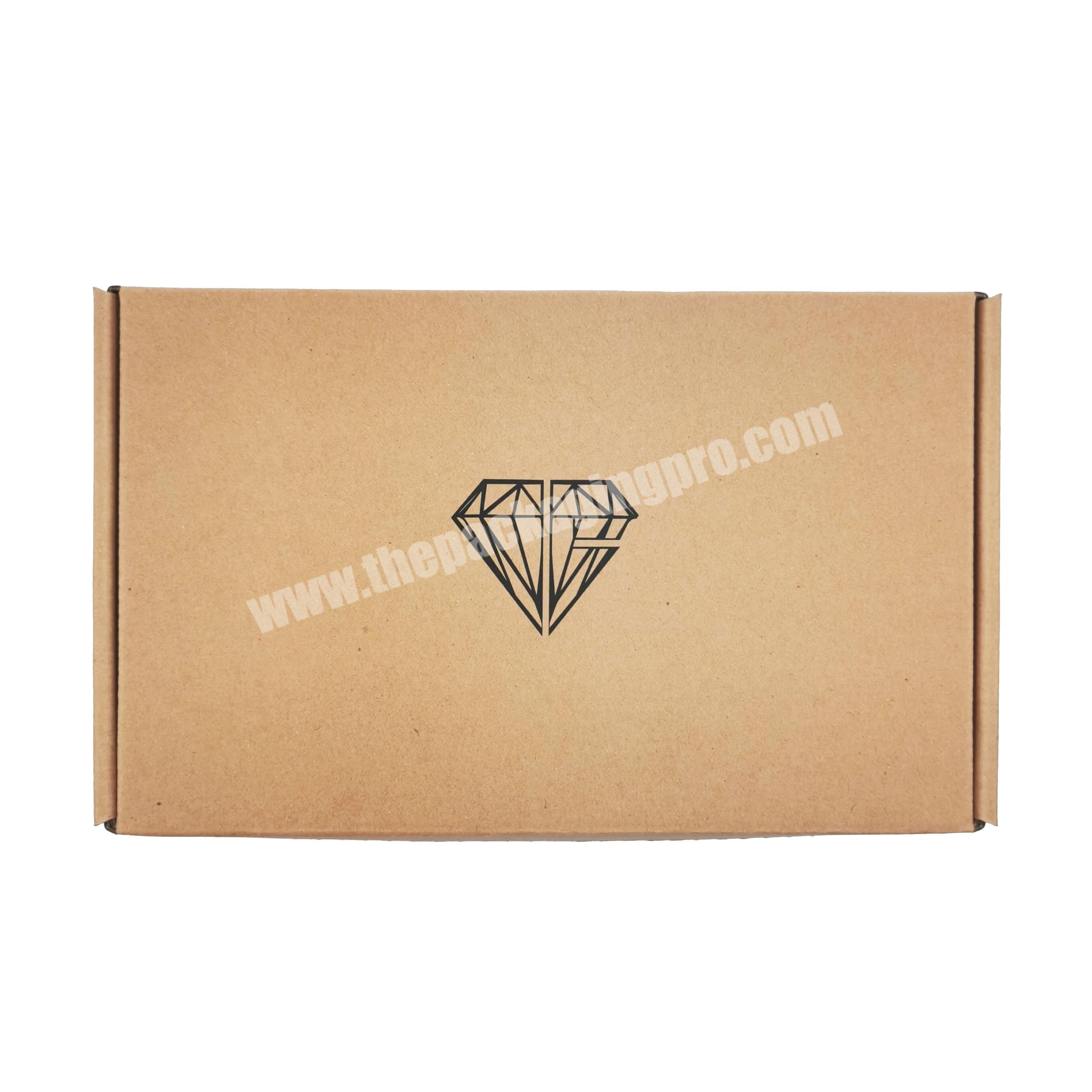 Wholesale Durable Custom Logo Gift Corrugated Tear Shipping Kraft Paper Box