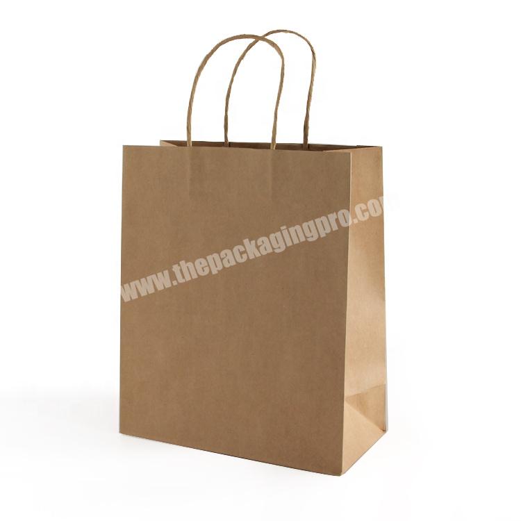 Wholesale Fashion Manufacture Takeaway Shopping Kraft Paper Bag