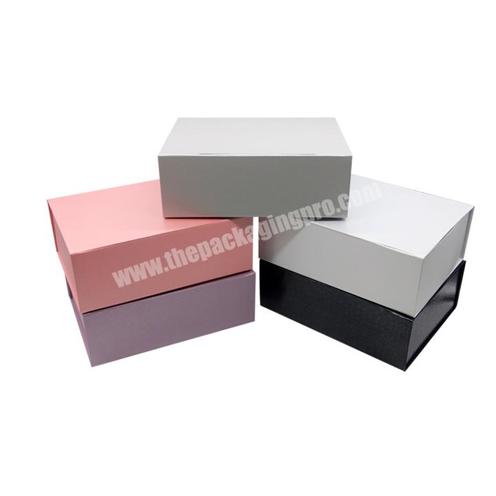 Wholesale High Quality folding Magnetic Packaging Box Gift Boxes With Magnetic Lid