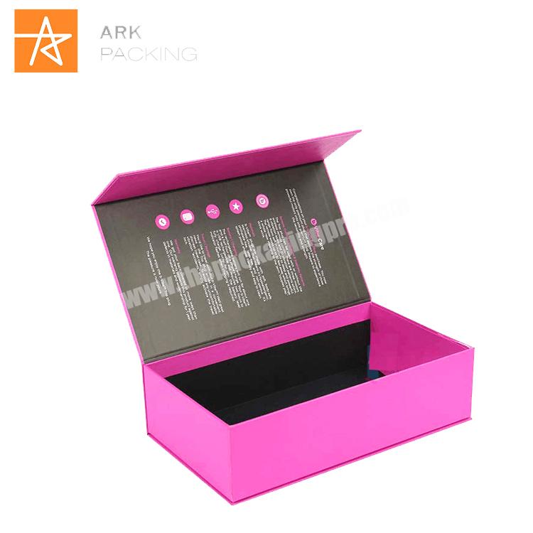 Wholesale Hot Sale Custom Logo Square Luxury Rigid Magnetic Gift Paper Package Box