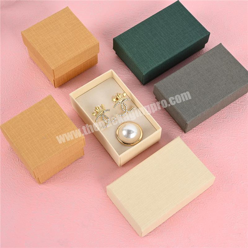 Wholesale Jewelrybox Custom Luxury Bracelet Earrings Necklace Ring Gift Jewellery Paper Packaging Jewelry Boxes