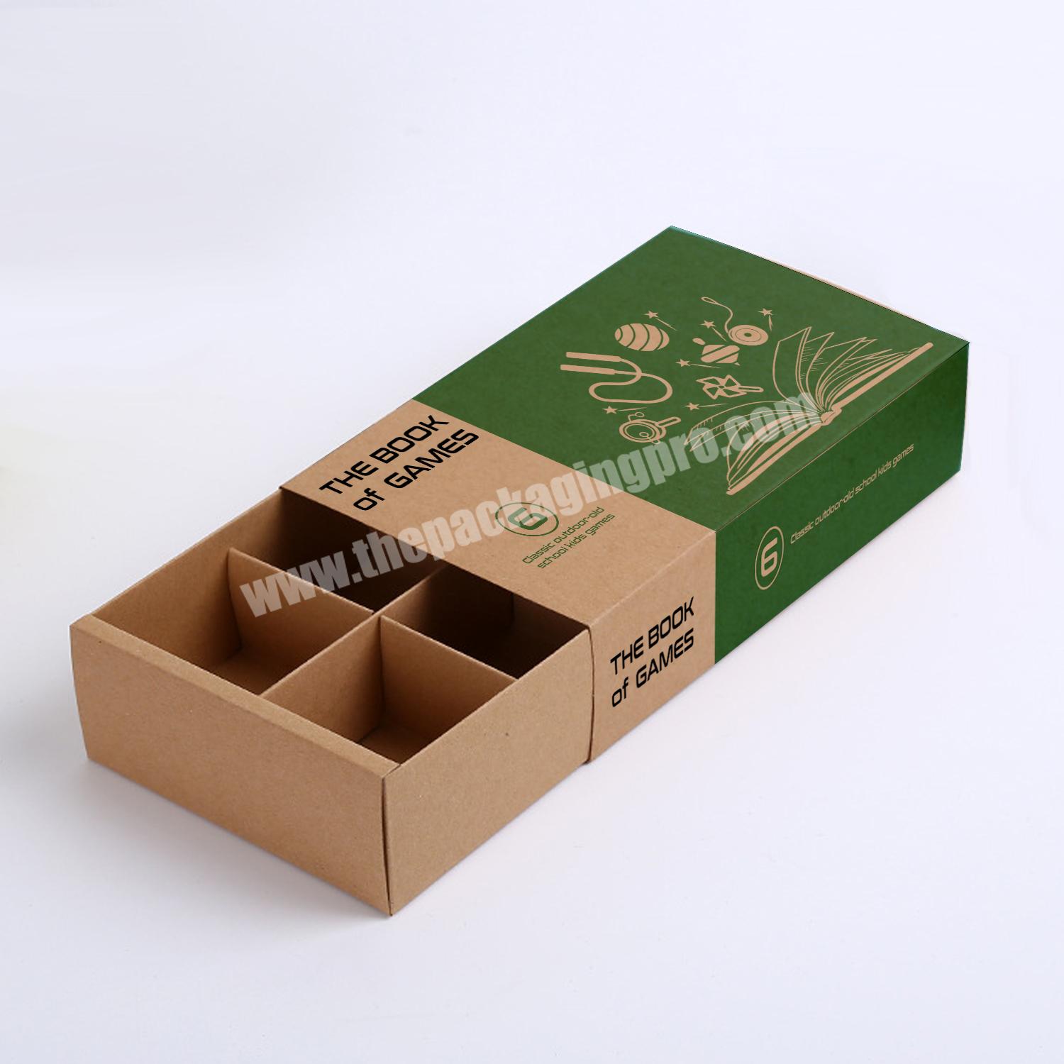 Wholesale Kraft Card Paper Cookie Boxes Paper Gift Boxes for Cake Shop