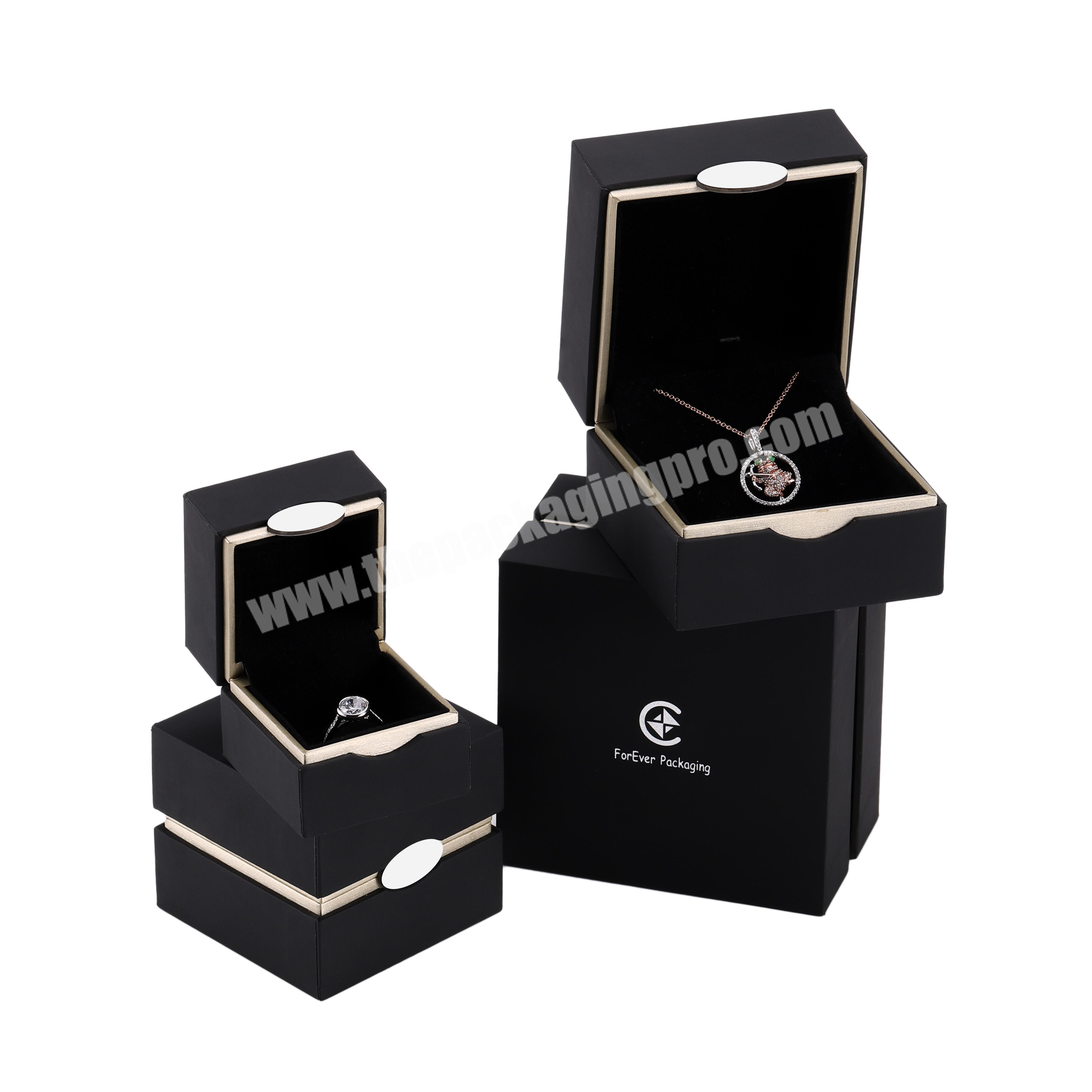 Wholesale Personalized  Price Jewelry Box for Rings Box Jewelry Velvet Wedding Ring Box for Engagement
