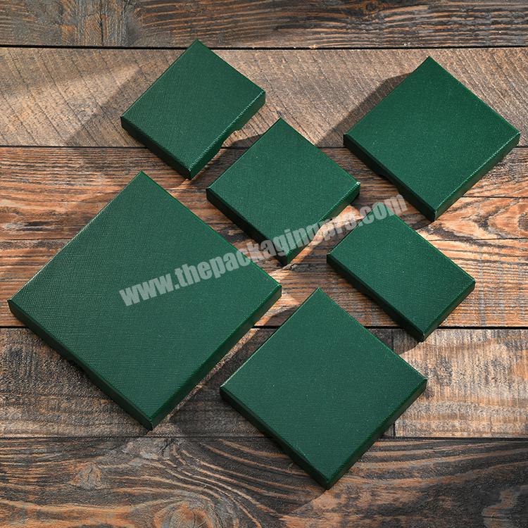 Wholesale Price Custom Logo Paper Packing Gift Boxes Kraft Paper Rectangle Square Earrings Necklace Bracelet Rings Jewelry Box