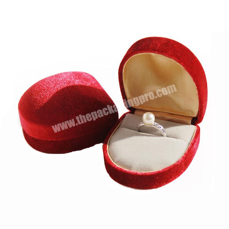 Wholesale Shell Ring Packing Boxes Luxury Storage Gift Travel Custom with Logo Organizer Jewelry Box