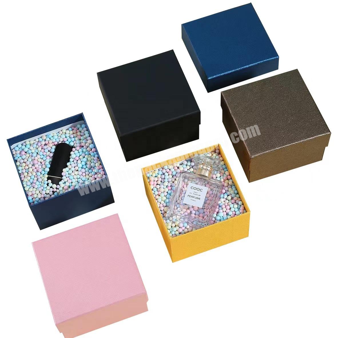 Wholesale Small square gift box empty box simple Heaven and earth cover packaging box
