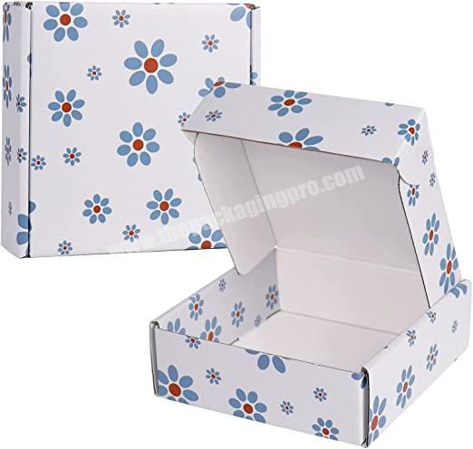 Wholesale boite cadeau custom printing logo corrugated carton box mailer paper packaging shipping boxes factory