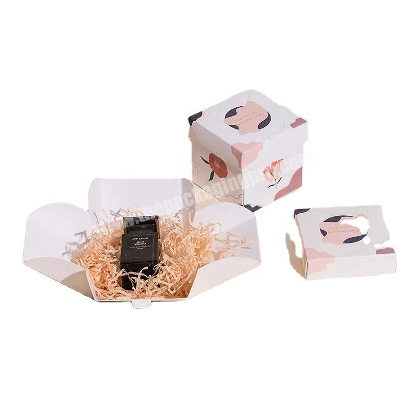 Wholesale creative explosion gift box perfume box send boyfriend and girlfriend simple empty cartoon box