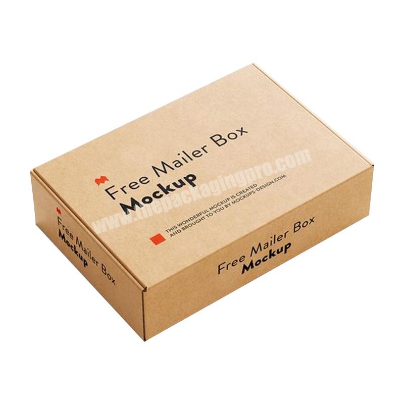 Wholesale custom printed unique kraft corrugated shipping boxes custom logo cardboard mailer box packaging