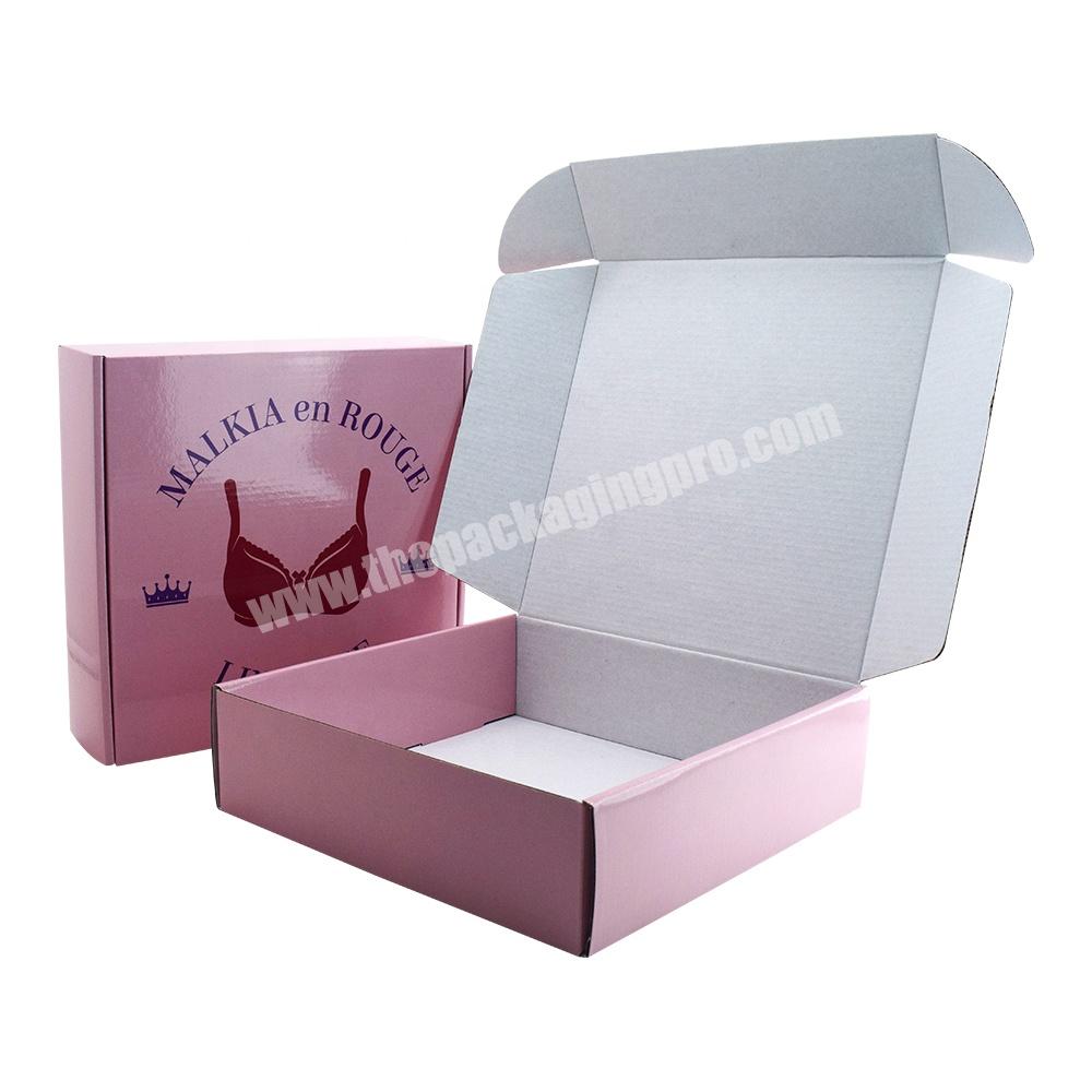 Wholesale customized corrugated box transportation box women's underwear packaging clothing high-end gift box