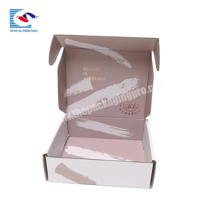 Wholesale double-sides custom printing shipping corrugated paper box