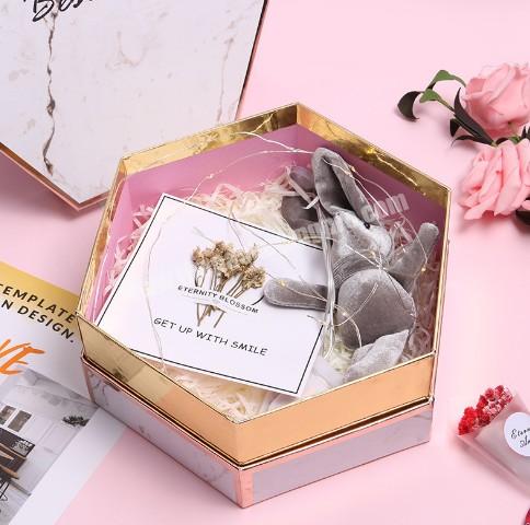 Wholesale eco friendly hot stamping luxury custom logo printed 2 pieces rigid small cardboard paper set up bridesmaid gift box