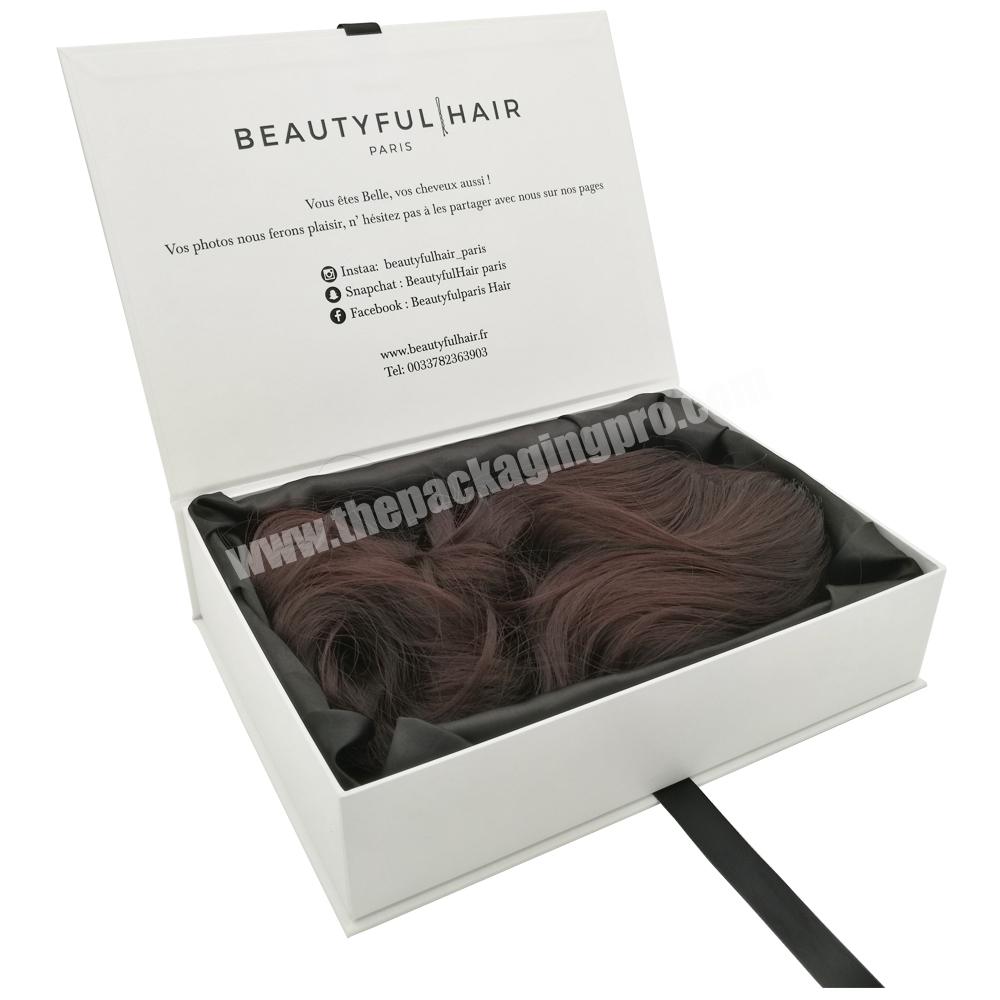 Wholesale gift luxury paper packaging custom wig box