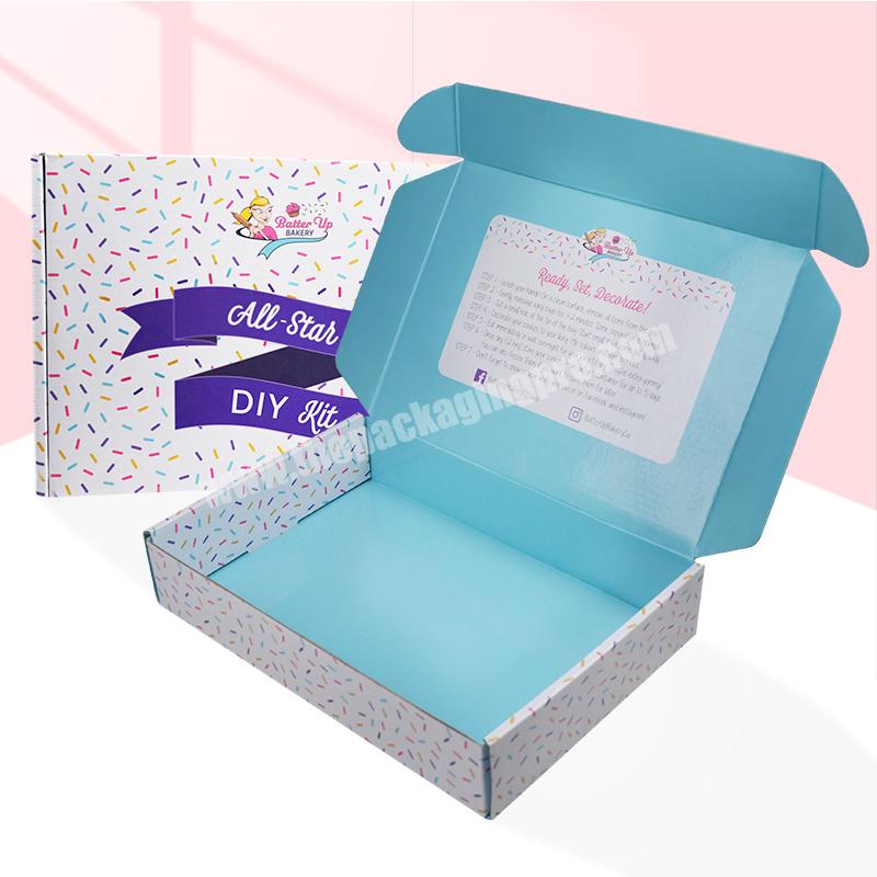 Wholesale luxury exquisite customized gift  corrugated shipping packaging box