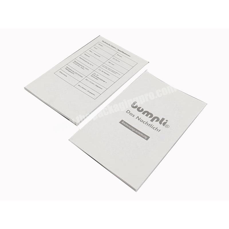 Wholesale paper specifications pamphlets brochures handbooks leaflets customized specifications