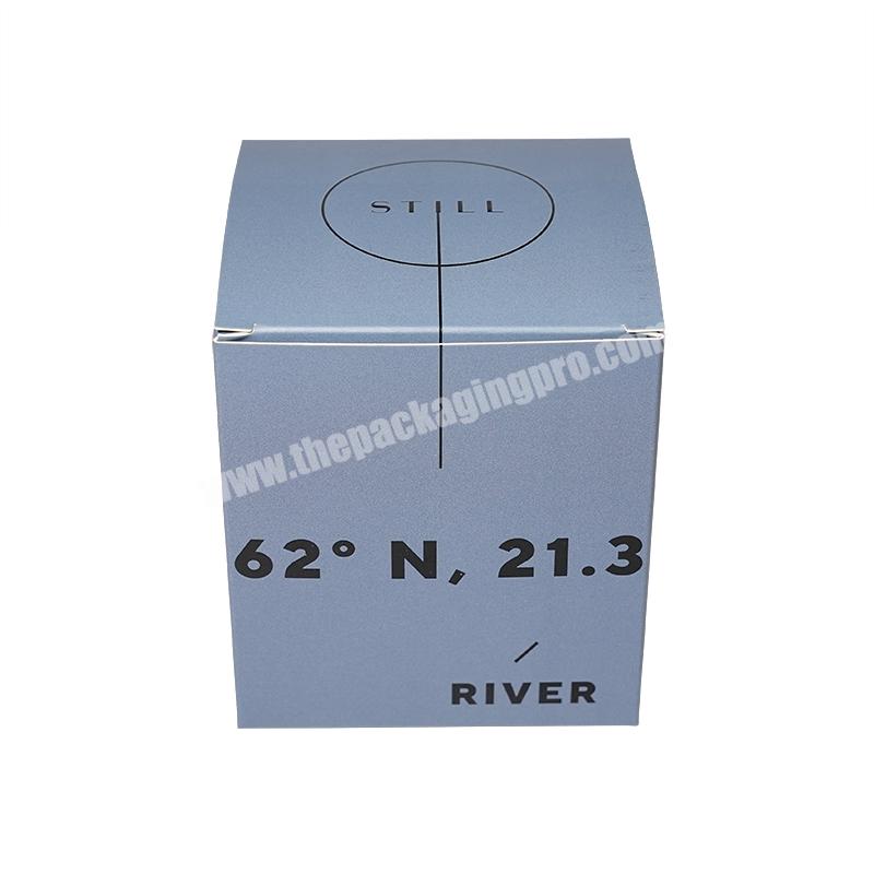 Wholesales Guangdong Good Price Gift Packaging Box Custom Foldable Cardboard White Card Paper Cube Boxes