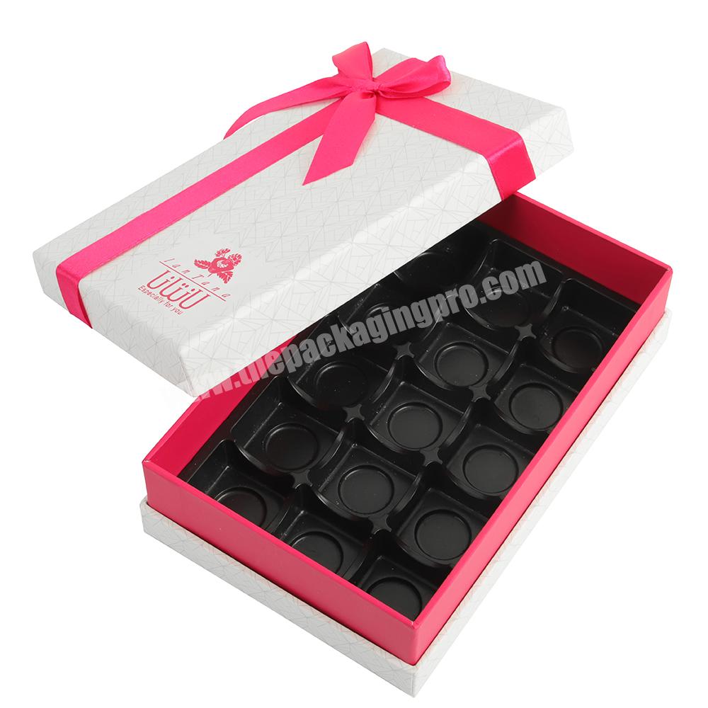 Wholesales luxury  elegant folding chocolate paper gift box package box with OEMODM service