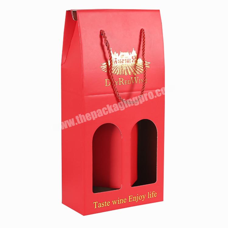 Yilucai Red Wine Glass Box 236 Bottle Packaging Gift Carton Custom Shipping Paper Cardboard Wine Box