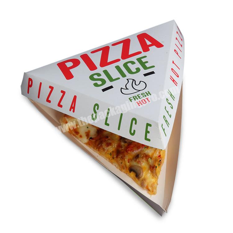 cardboard paper packaging single pizza slice box