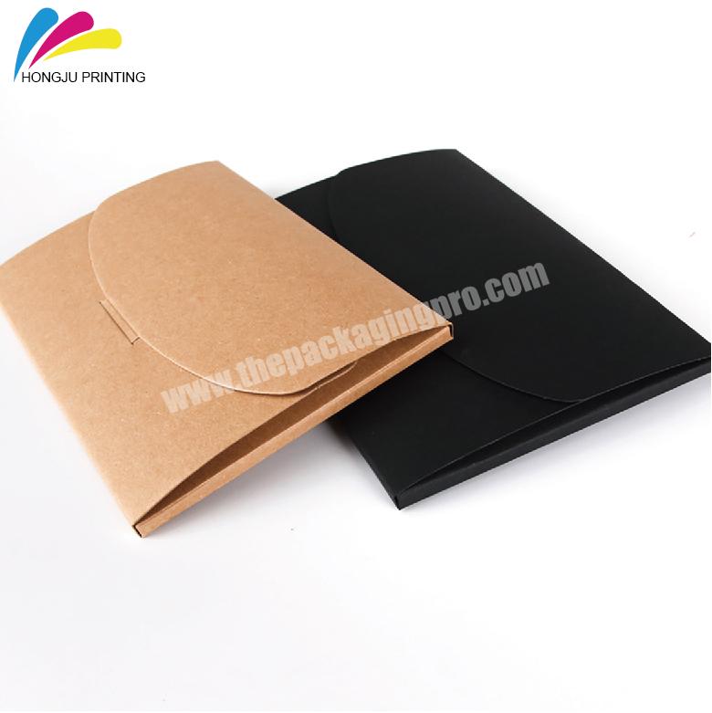 china supplier logo printing custom cardboard envelope packaging