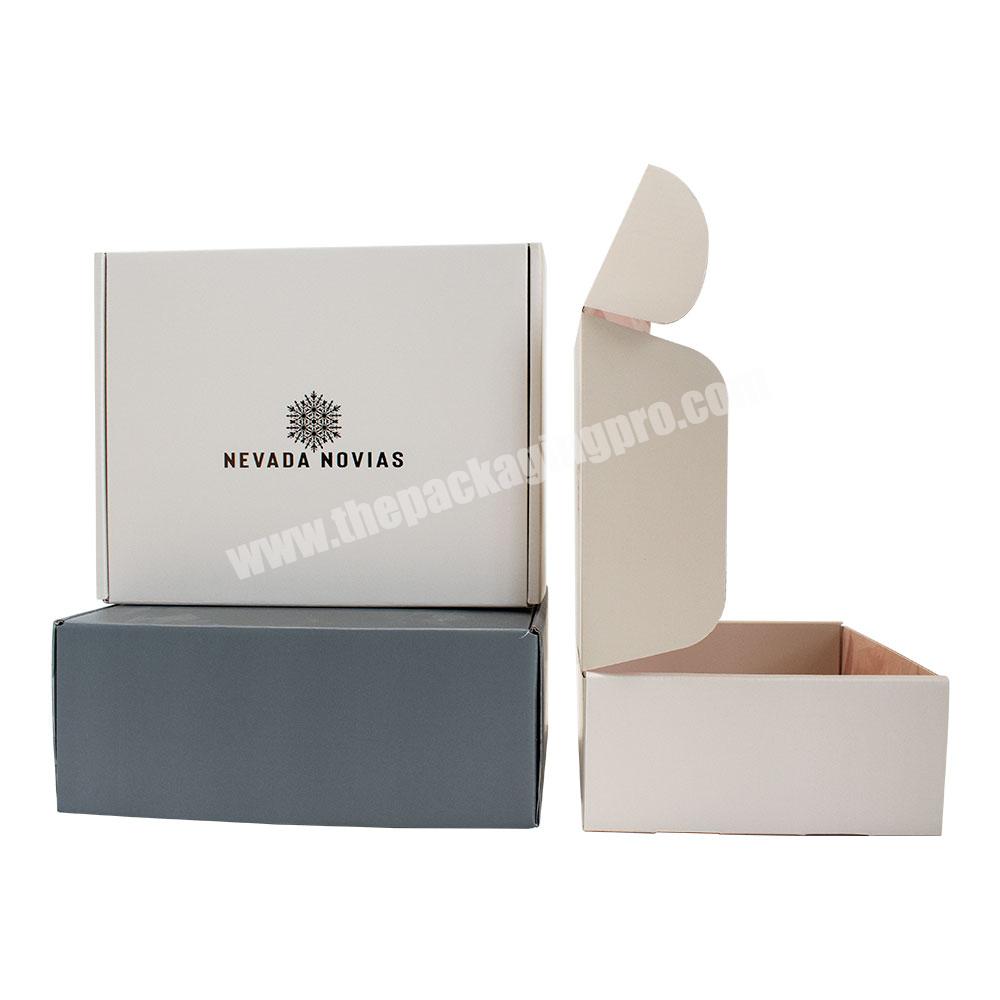 custom Packaging gift boxes Free Sample Cardboard White Folding Luxury recyclable Gift Paper Box Collapsible Clothing