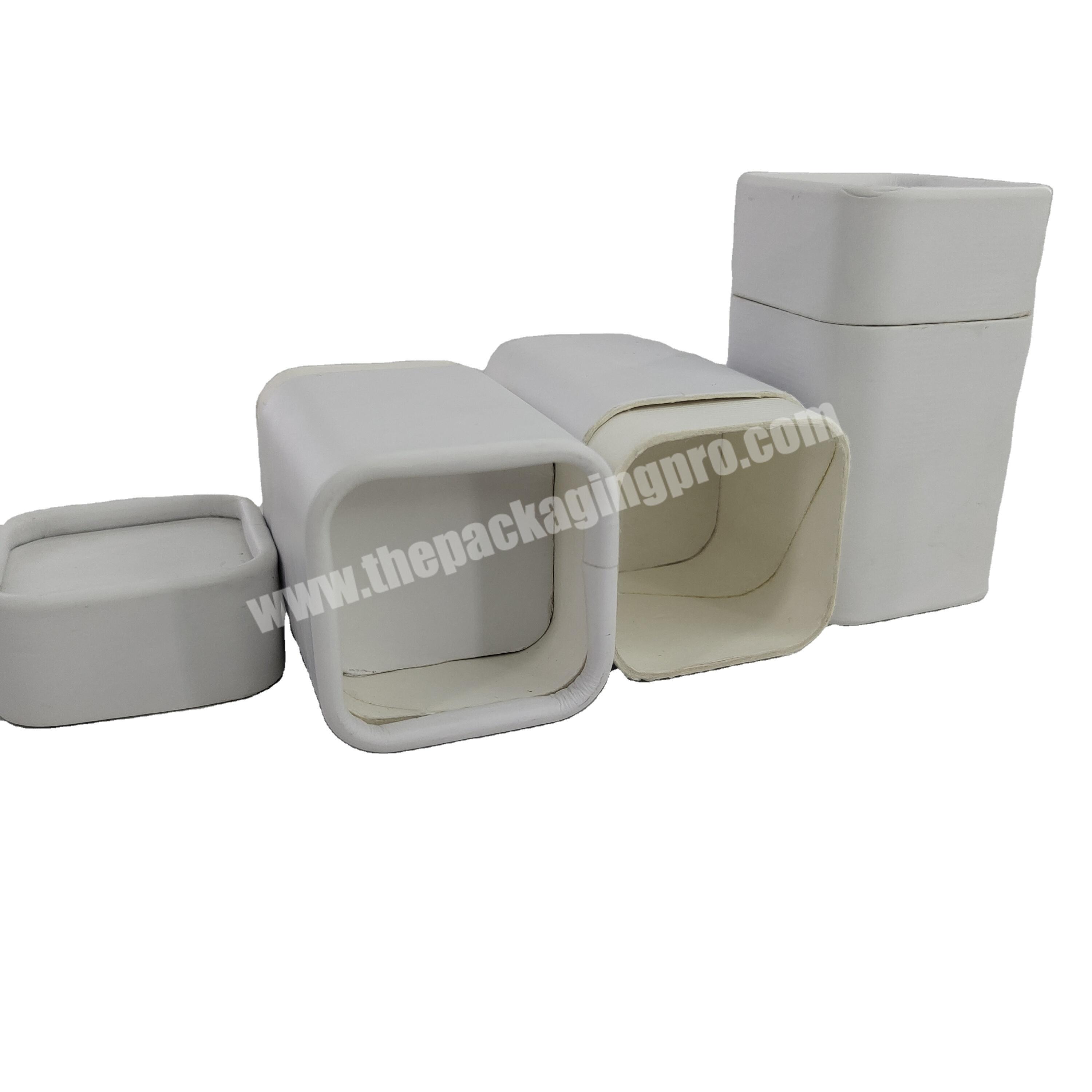 custom biodegradable square shape push up tube deodorant stick square shape  push up container