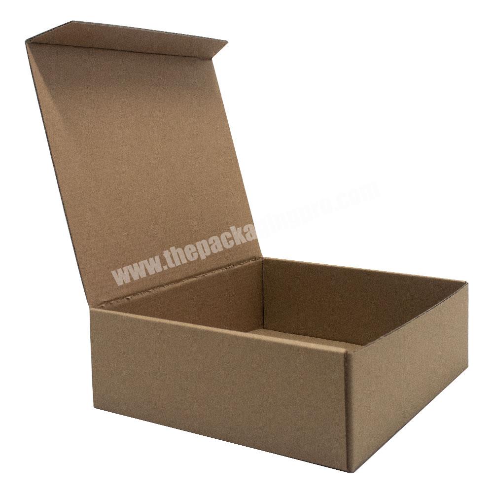 custom gift packaging logo High Quality recyclable Kraft Paper biodegradable box custom eco friendly logistics packaging