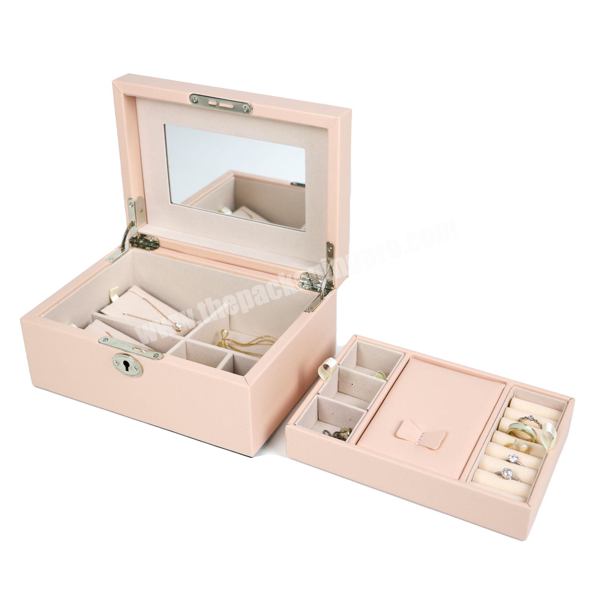 custom jewelry storage boxes luxury rose jewelry box wholesale jewelry organizer