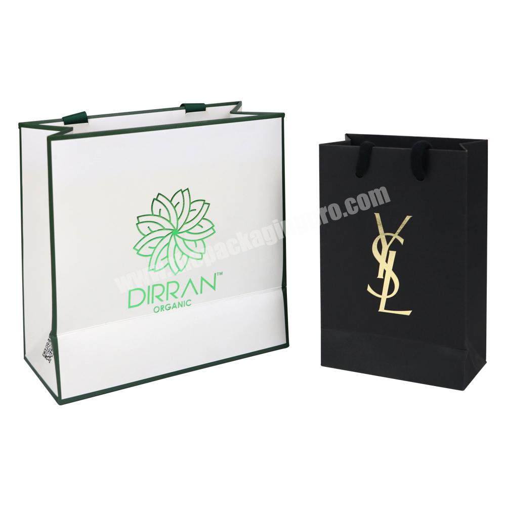 custom logo christmas paper bag wholesale paper hand bags with your own logo