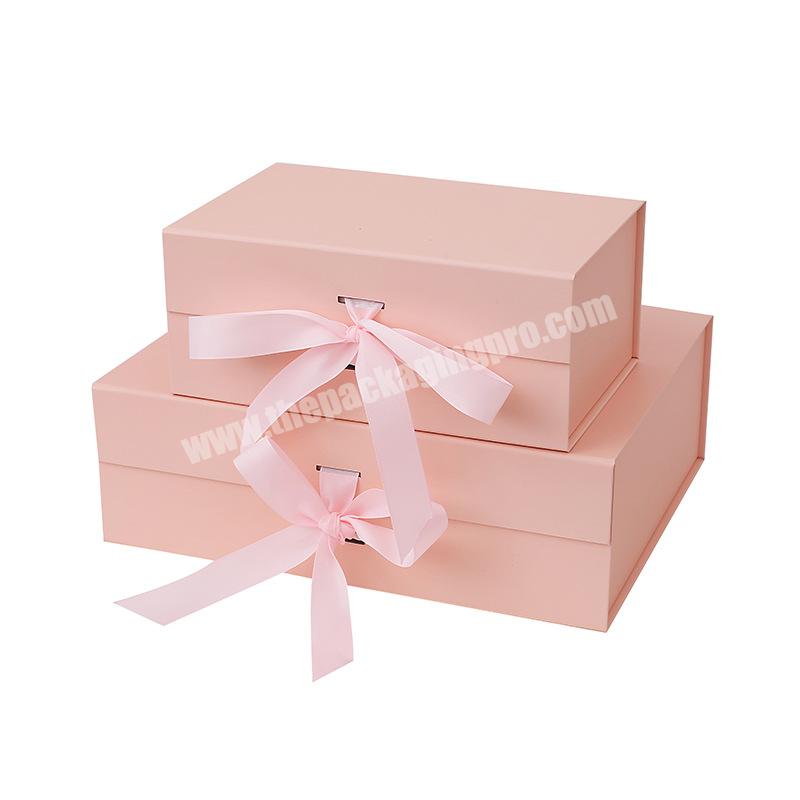 custom logo luxury T shirt bundle hijab boxes wig flat hair extension belt cap gift box packaging