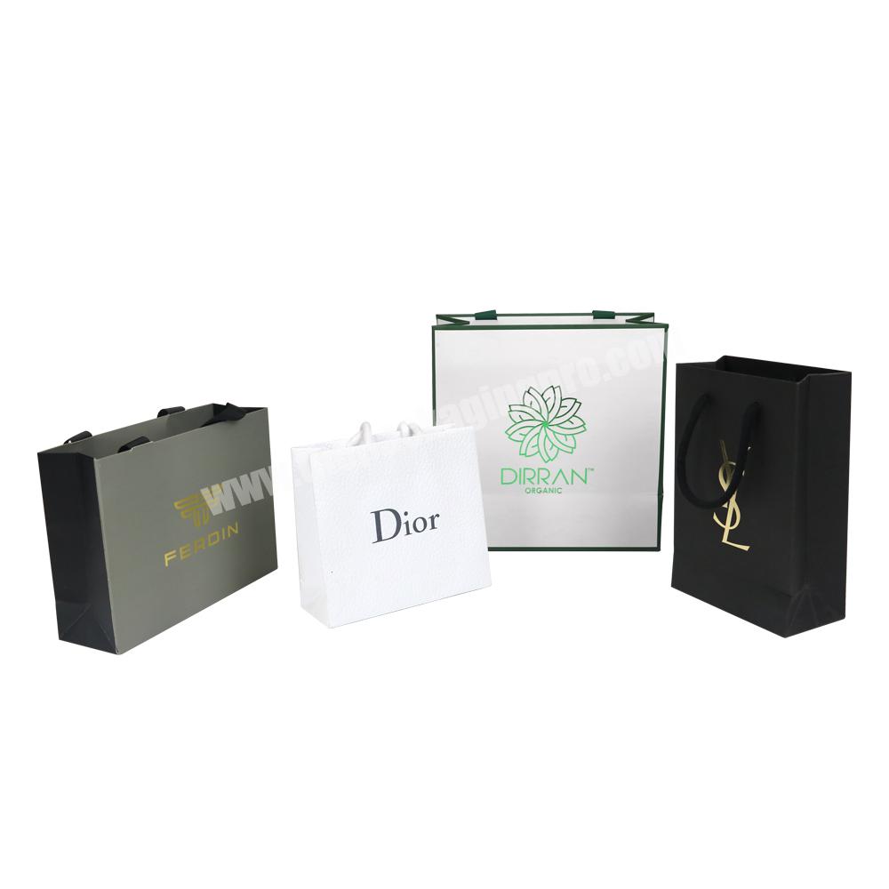 custom logo wholesale paper bag with handle jewelry paper bag luxury paper bags