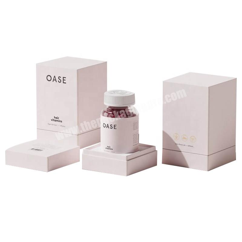 custom luxury cardboard skin care perfume makeup sets gift cosmetic paper box packaging with lid