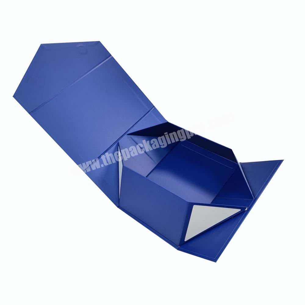 custom measurement collapsible fold box gift box magnetic rigid flat box package