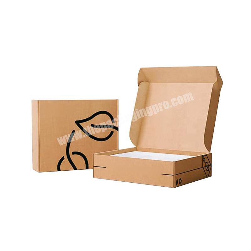 custom personalised print ecommerce corrugated paper boxes packaging solution