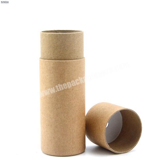 custom printed Round kraft paper tube packaging wholesale for tea biodegradable cardboard paper tube