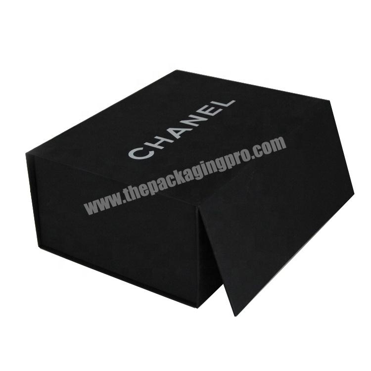 custom printed luxury gift packaging magnetic close foldable cardboard box