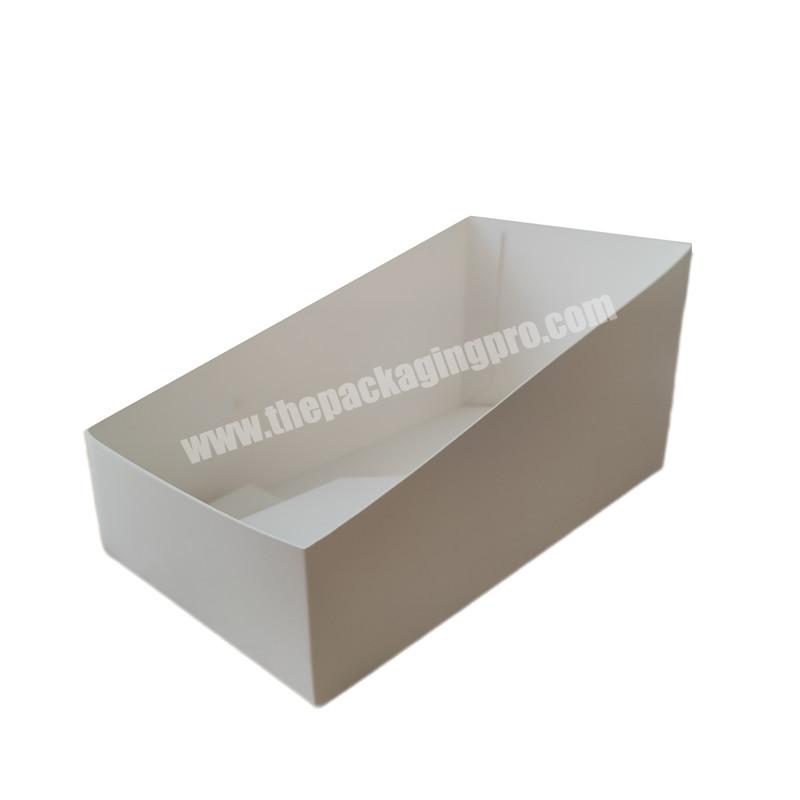 custom size chipboard paper tray display auto bottom display paper box